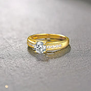 Ouro 14k/18k, Prata 925, Moissanite, Zircônias de alta pureza.