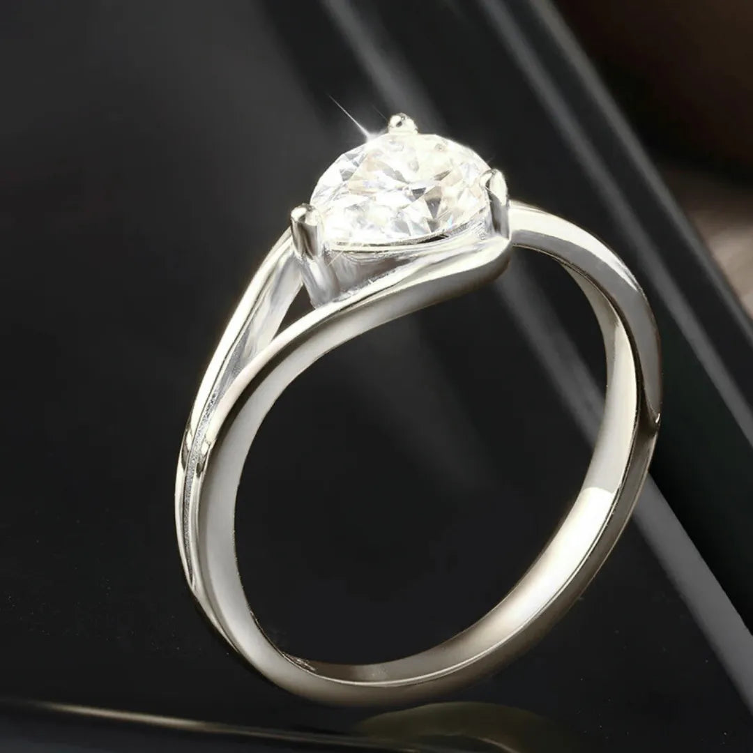 Moissanite - 1.0 cts (quilates).