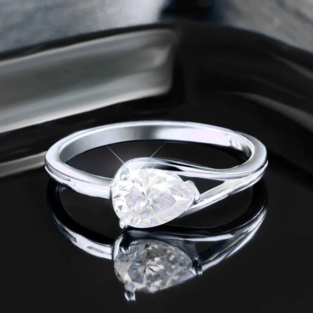 Moissanite - 1.0 cts (quilates).