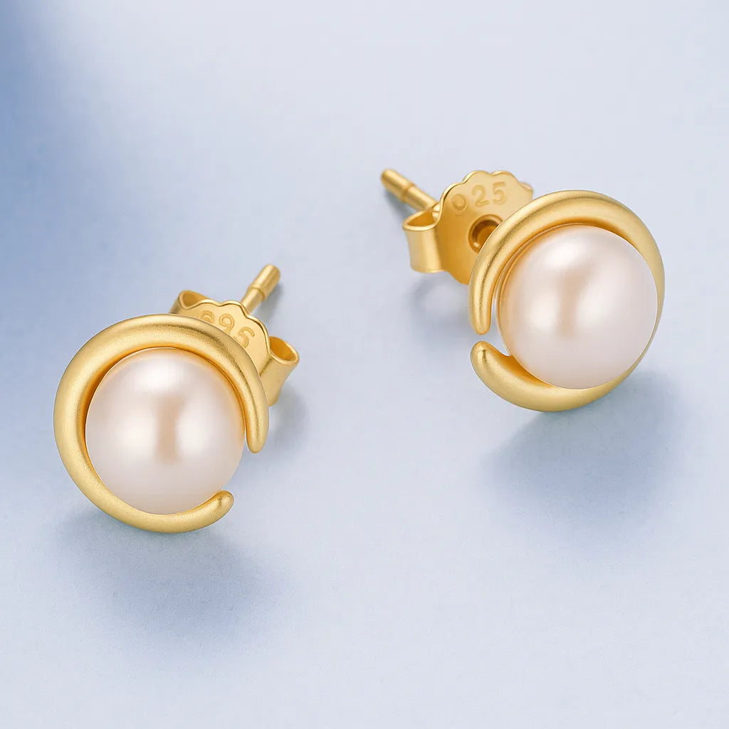 Prata 925 banhada a ouro 18k.