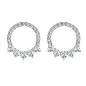 Prata 925 banhada ouro branco 18k.