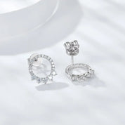 Prata 925 banhada ouro branco 18k.
