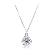 Prata 925.
Pedra: Moissanita 1,0 ct (quilate).